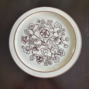 Vtg Homer Laughlin Stoneware (no. 600) Platter 12.5" Dia made: New Zealand